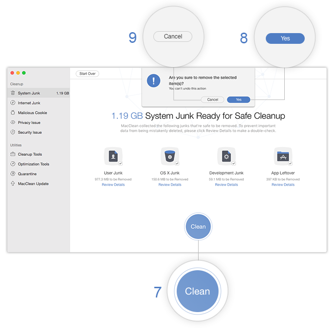 how to clean system junk on mac