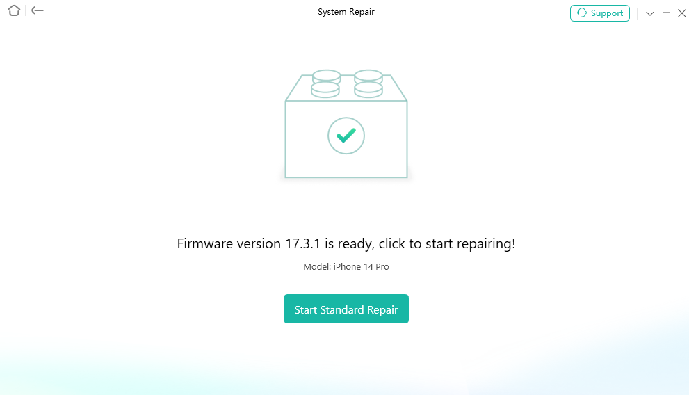 Succeed in Downloading Firmware Package