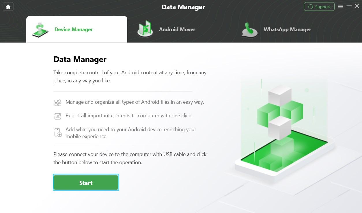 Start Data Manager