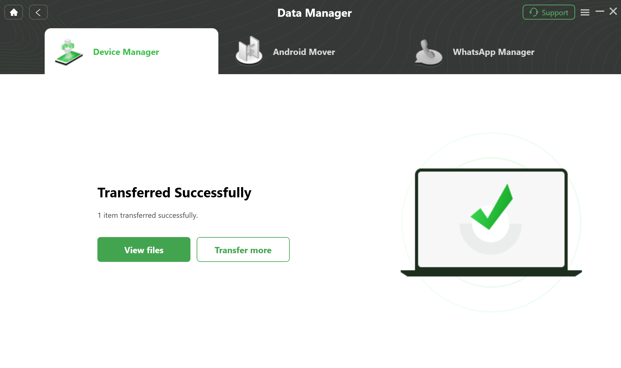 Succeed to Transfer Document