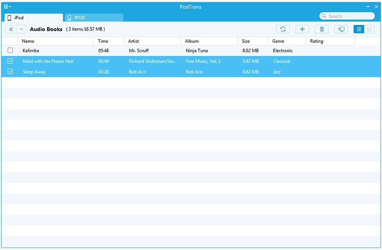 Transfer Other Media Files