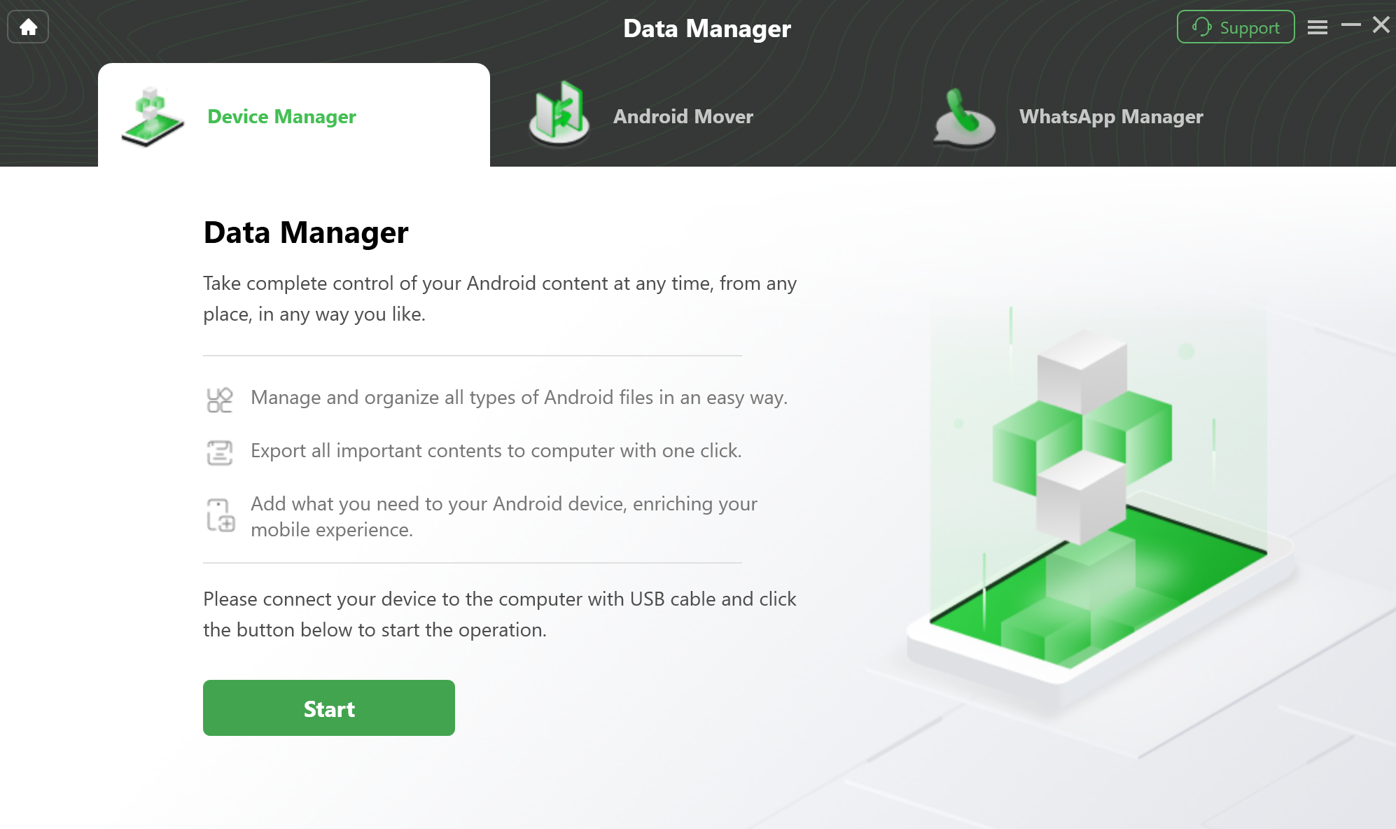 Start Data Manager