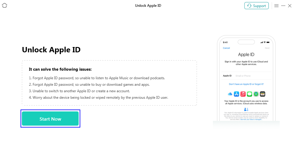 4ukey unlock apple id