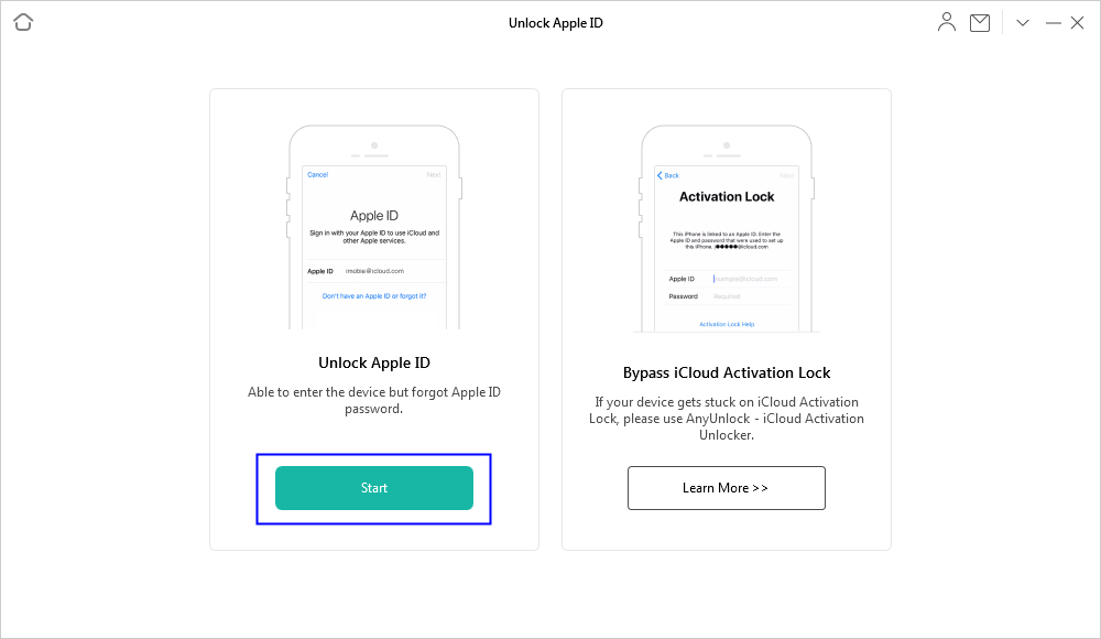 Anyunlock User Guide Unlock Apple Id