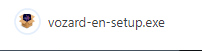 Double Click “vozard-en-setup.exe”