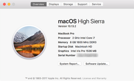 Update your Mac to the latest operating system version available