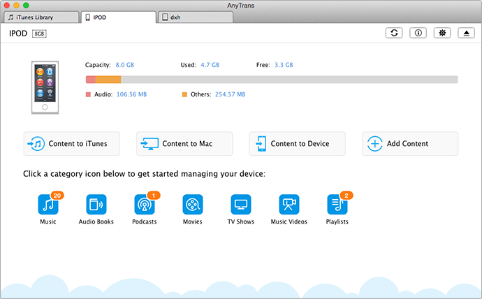 Add Music from iPod classic 6G to iPad