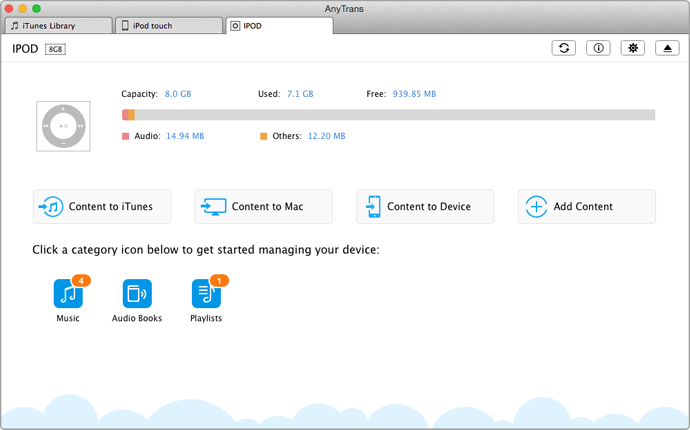 Transfer Music from iPod shuffle 1G to iPod touch 5G