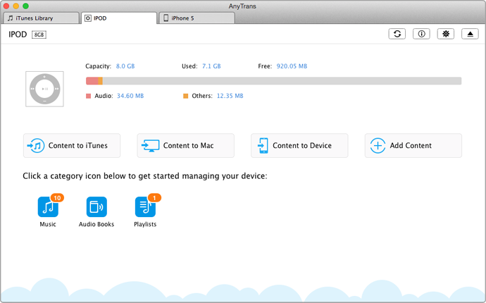 How to transfer music from iPod shuffle to iPhone 5- Step 1