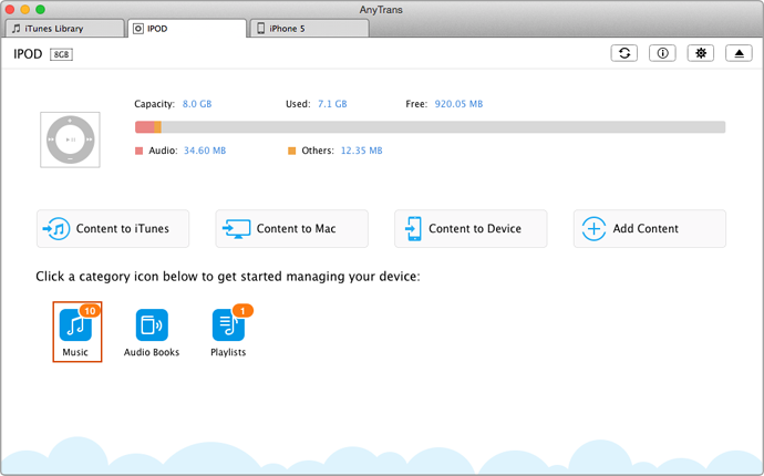 How to transfer music from iPod shuffle to iPhone 5- Step 2