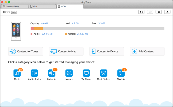 Transfer Song from iPod nano 5G to iPad 4