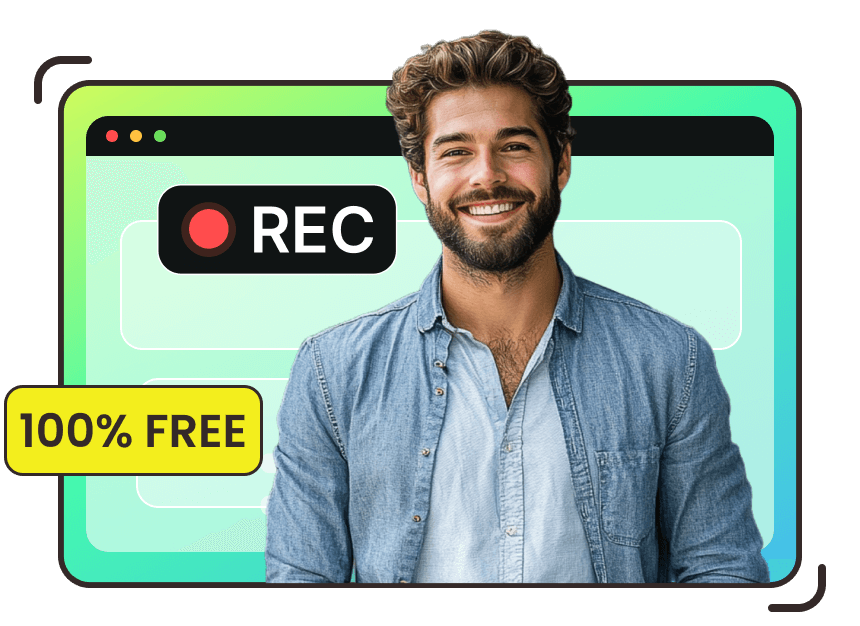 Record High-quality Screen Videos with Audio/Webcam for Free