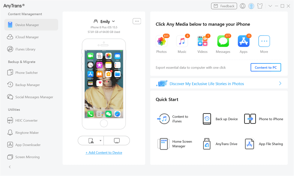 Select Social Messages Manager