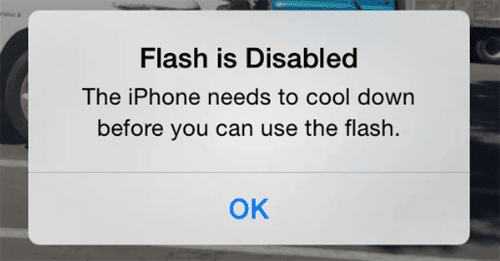 Flash is Disabled Case 1