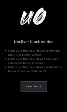 Unc0ver Black Edition