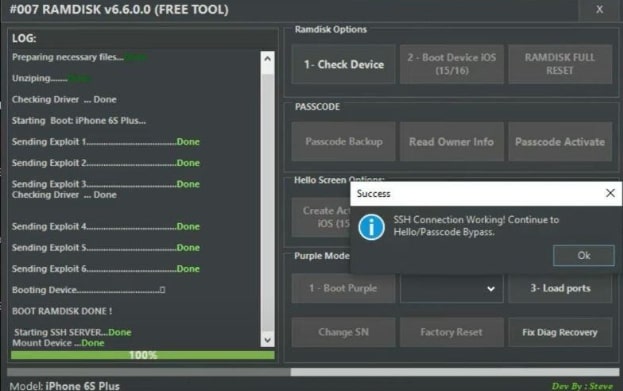 Boot the Device into Ramdisk