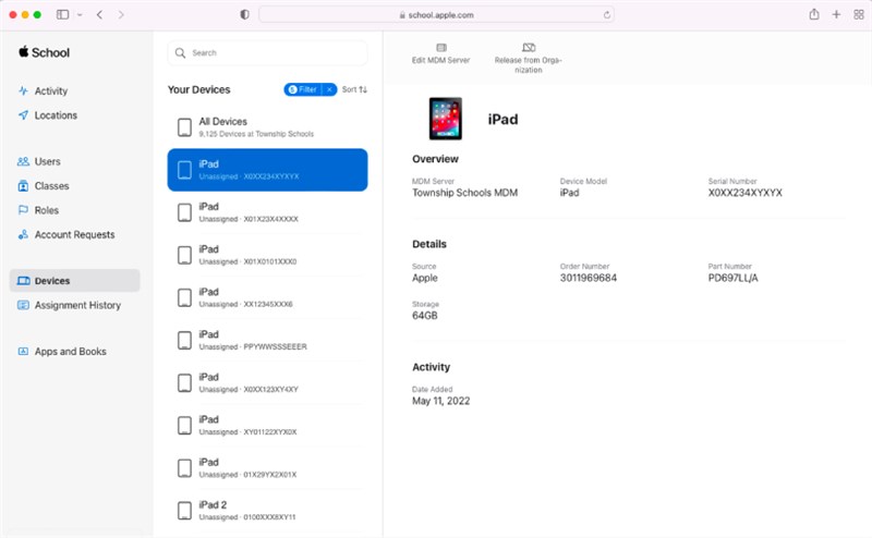 Locate Supervised Device