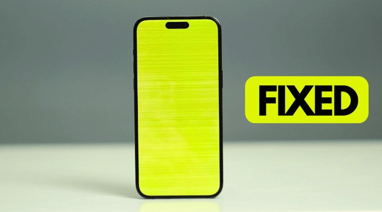 iPhone Yellow Screen