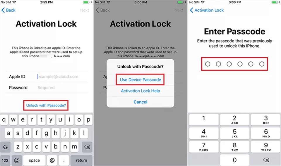 Remove Activation Lock with Device Passcode