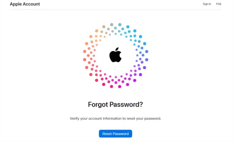 Visit Apple iForgot Website