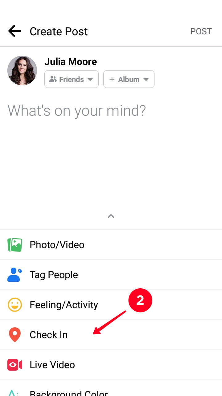 Select ‘Check In’