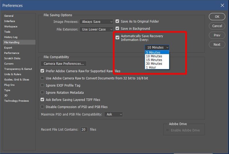 Change Dropdown to 5 Minutes