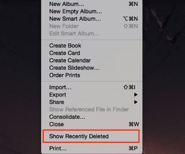 Check Recently Deleted