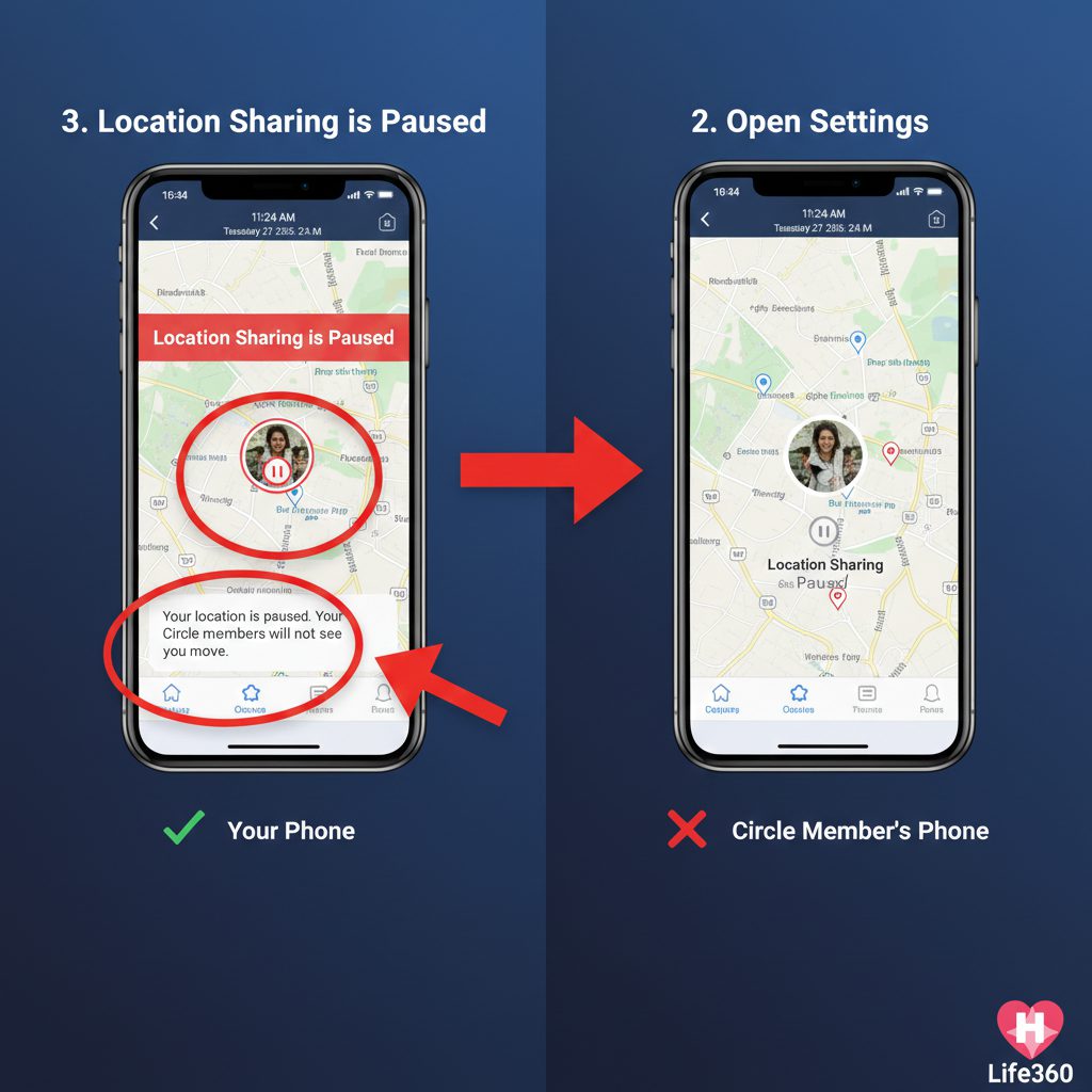 Comparison of two phone screens