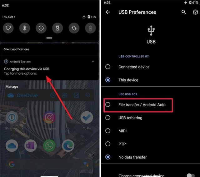 Enable File Transfer