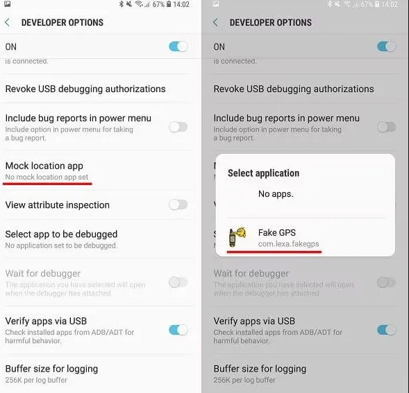 Choose Fake GPS Location