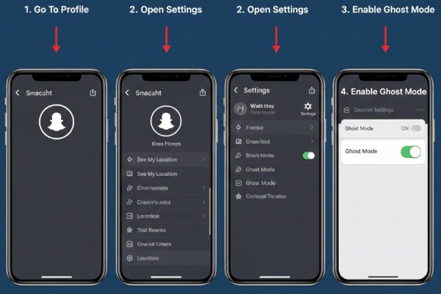 How to change location on Snapchat by enabling Ghost Mode