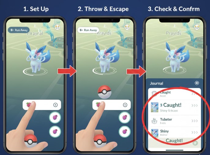 The fast catch trick in Pokémon GO