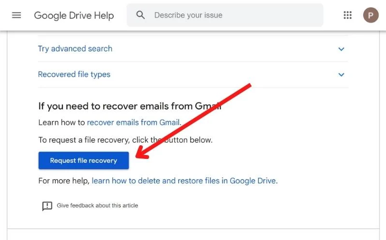 Recover permanently deleted files