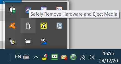 Safely Remove Hardware and Eject Media