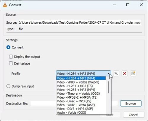 Select Correct Codec