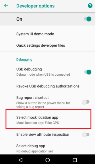 Select mock location app