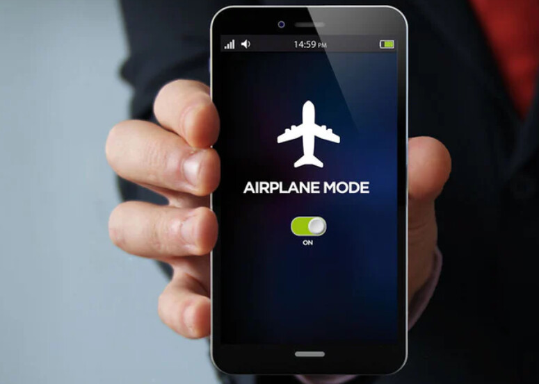 Turn on Airplane Mode