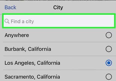 Apply the City Filter