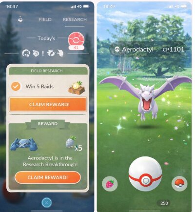 How to catch Aerodactyl Using the 'Win 5 Raids'