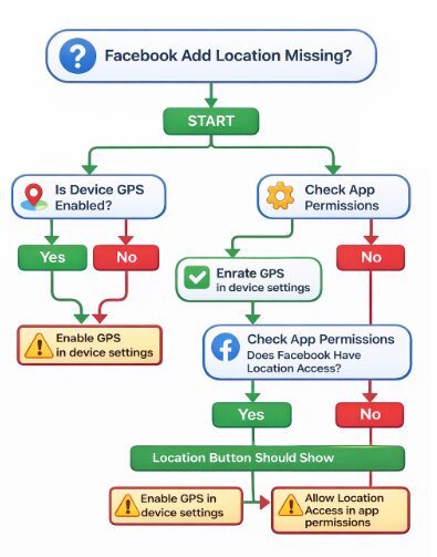Facebook Add Location Missing