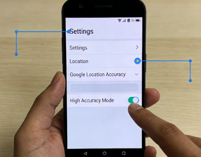 Google Location Accuracy Android Settings