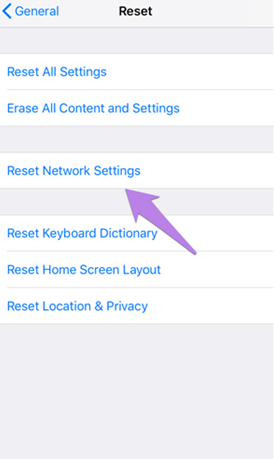 How to Reset Network Settings