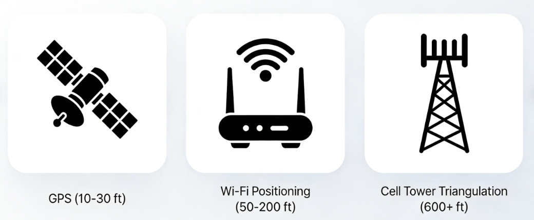 Life360 positioning accuracy comparison