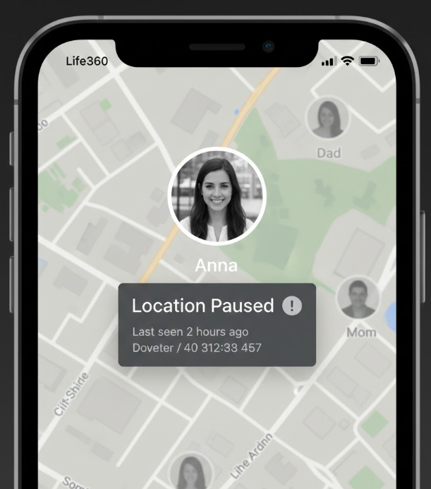 Location Paused alert 