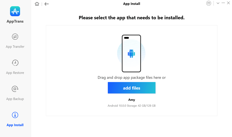 Select the App to Install