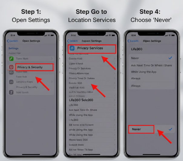 Stop Life360 tracking on iPhone