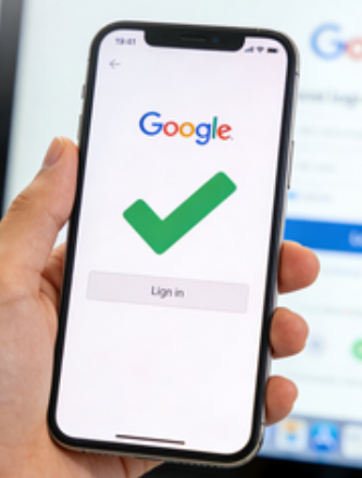 Successful Google account verification