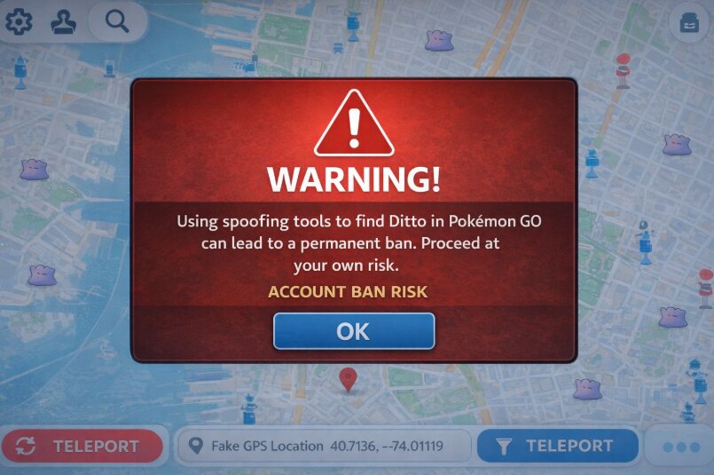 Warning to Spoof Pokemon Go
