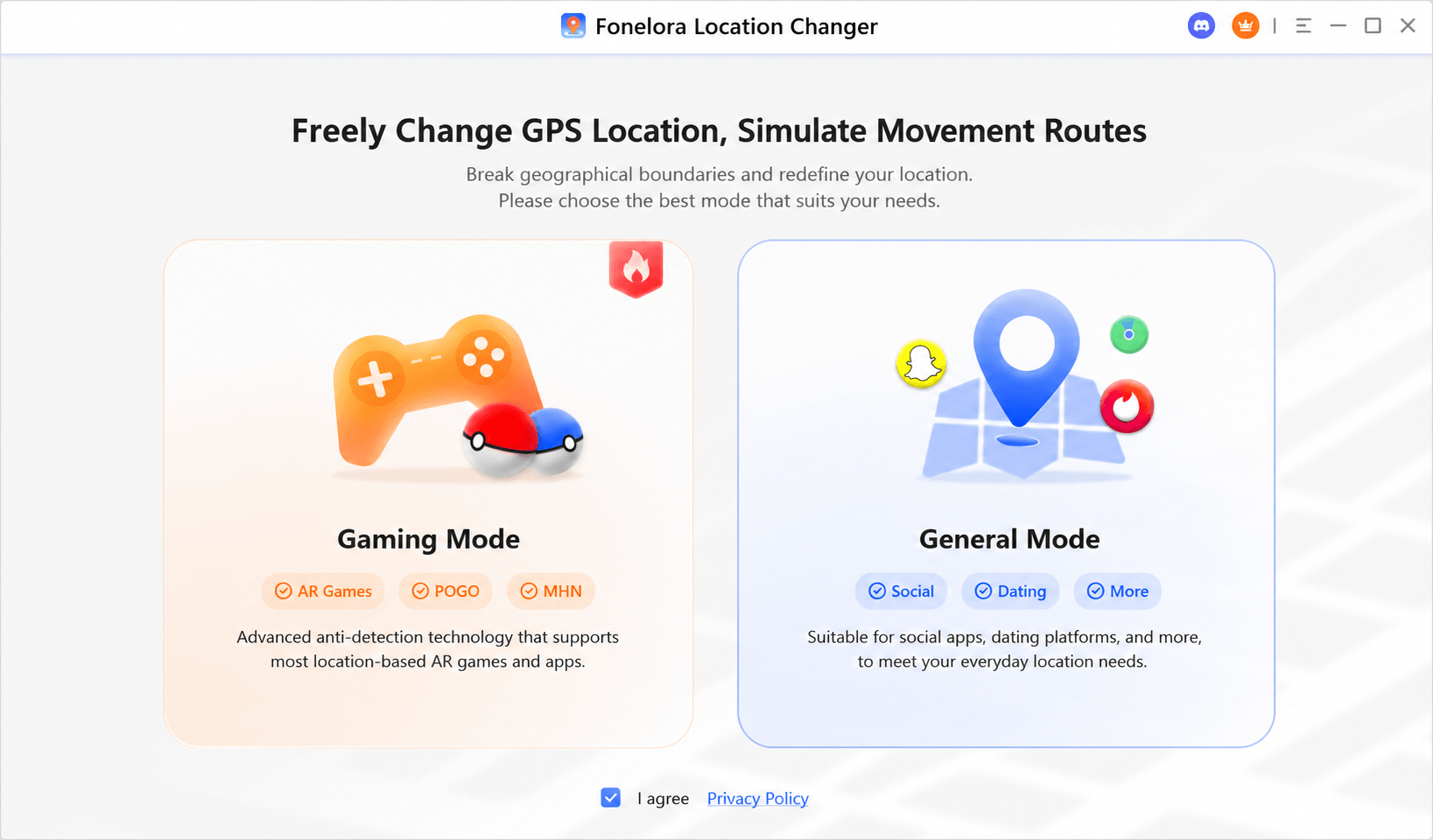 Fonelora Location Changer download