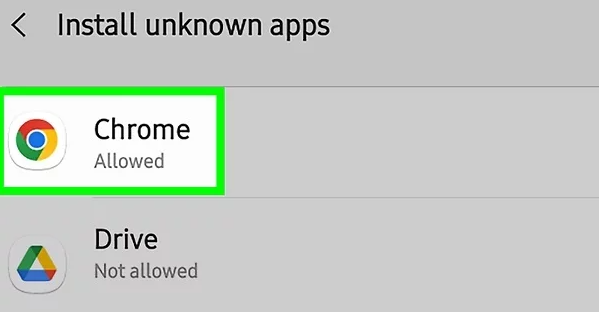 Allow from this source